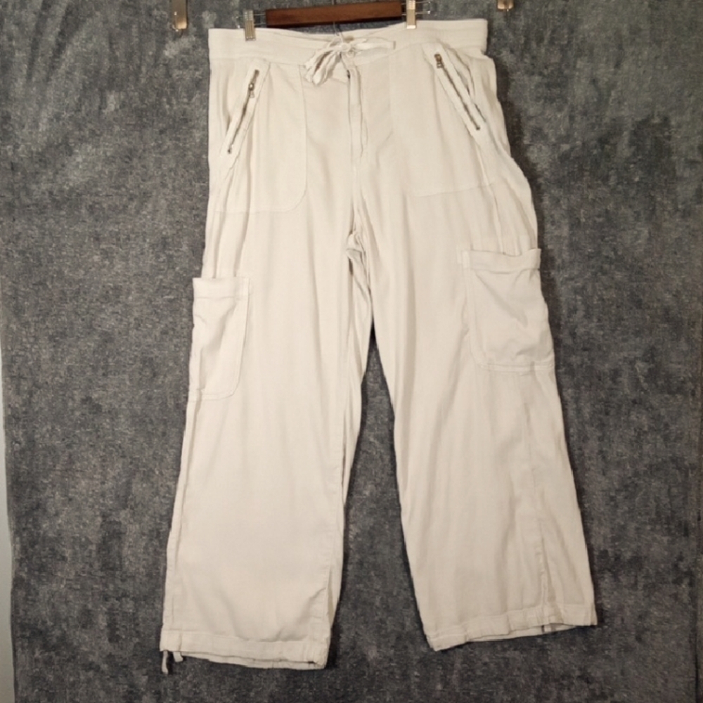 American Eagle Dreamy Drape Baggy Wide Leg Cargo High Rise 2024 Pants Sz16